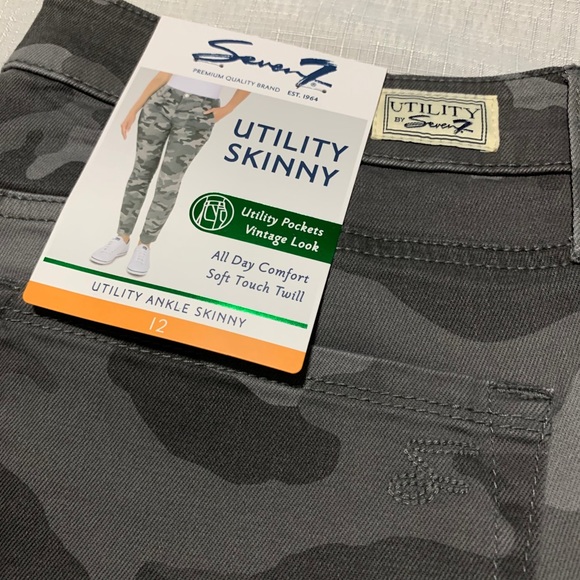 🆕 Seven7 Utility Ankle Skinny Pant - Picture 8 of 14